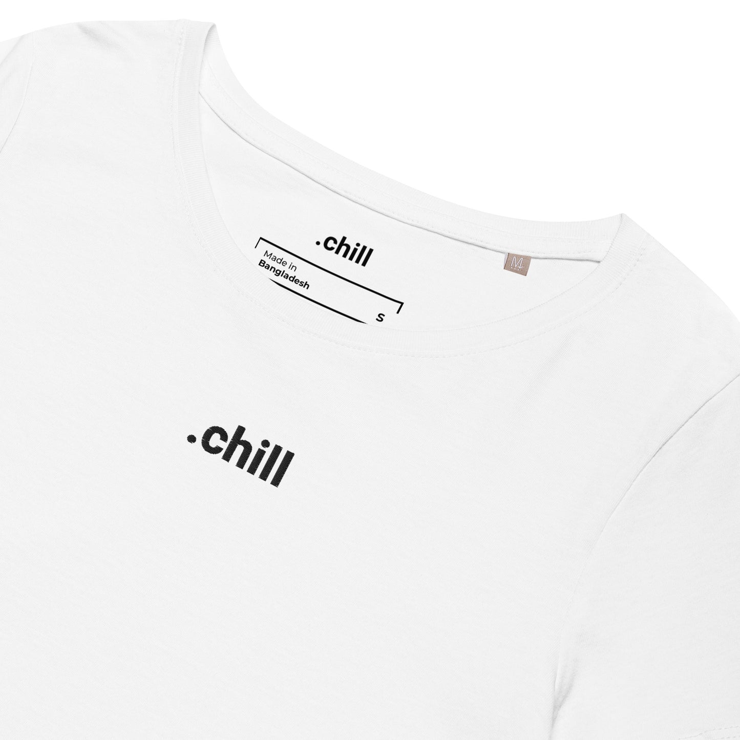 Camiseta orgánica .chill centro mujer