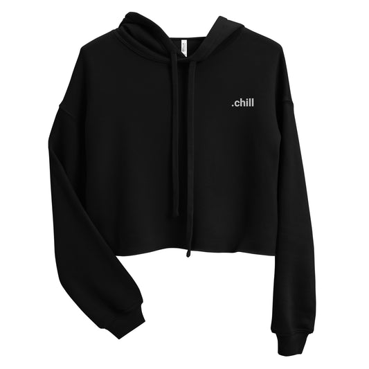 Sudadera corta (crop hoodie) .chill